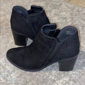 Madden Girl “Chayene” Black Ankle Booties